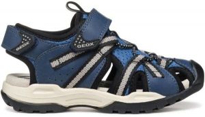 Geox J BOREALIS Chlapčenské sandále, tmavo modrá, veľkosť