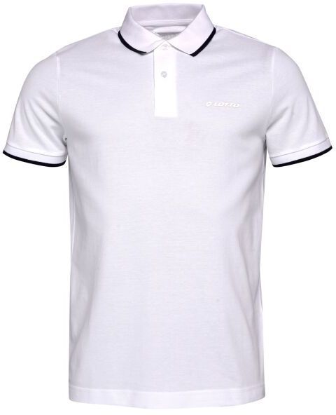 Lotto POLO SANREMO Pánske polo tričko, biela, veľkosť
