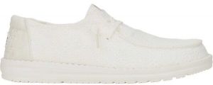 HEY DUDE WENDY EYELET Dámska voľnočasová obuv, biela, veľkosť