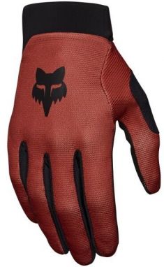 Fox RANGER Pánske cyklo rukavice, vínová, veľkosť
