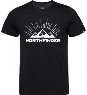 Northfinder BLAZH Pánske tričko, čierna, veľkosť