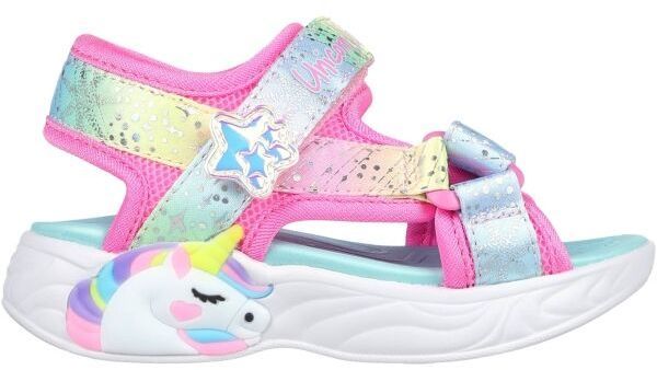 Skechers UNICORN DREAMS - MAJESTIC BLISS Dievčenské sandále, růžová, veľkosť