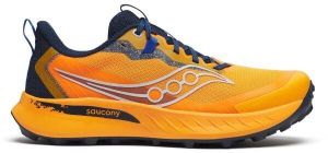 Saucony PEREGRINE 15 Pánska bežecká obuv, oranžová, veľkosť 40.5