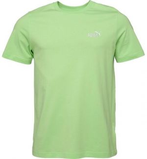 Puma ESSENTIALS SMALL NO.1 LOGO TEE Pánske tričko, zelená, veľkosť