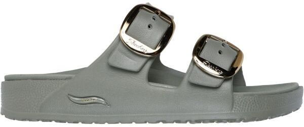 Skechers ARCH FIT CALI BREEZE 2.0 - GOLD STAR Dámske šľapky, sivá, veľkosť