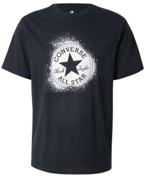 Converse CHUCK DISTORT SPRAY PAINT TEE Pánske tričko, čierna, veľkosť