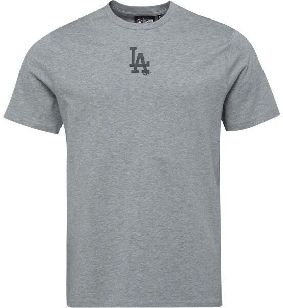 New Era LA DODGERS MLB LOGO Pánske tričko, sivá, veľkosť