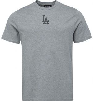New Era LA DODGERS MLB LOGO Pánske tričko, sivá, veľkosť