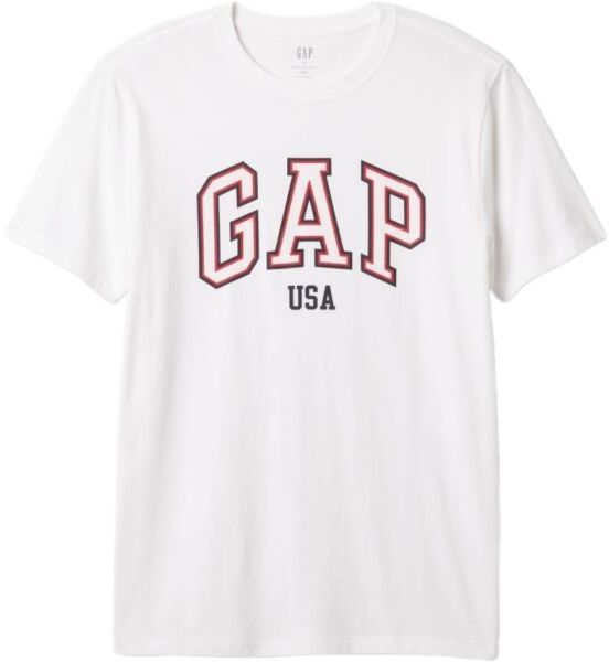 GAP USA Pánske tričko, biela, veľkosť