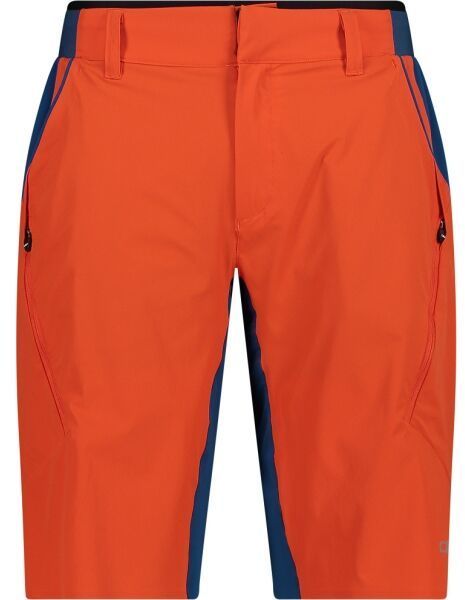 CMP MAN FREE BIKE BERMUDA Pánske cyklistické krátke nohavice, oranžová, veľkosť