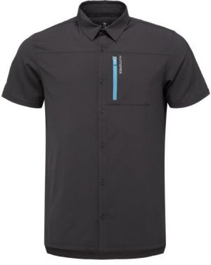 Klimatex IRWIN Pánska motocyklová košeľa, čierna, veľkosť