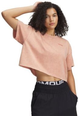 Under Armour HWT WASH Dámske tričko, ružová, veľkosť