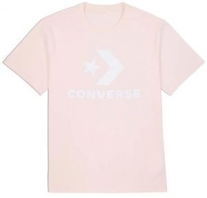 Converse STANDARD FIT CENTER STAR CHEV Unisex tričko, ružová, veľkosť
