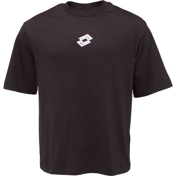 Lotto LOGO METAL TEE Pánske tričko, čierna, veľkosť