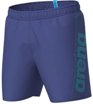 Arena FUNDAMENTALS LOGO BOXER Pánske športové šortky, fialová, veľkosť