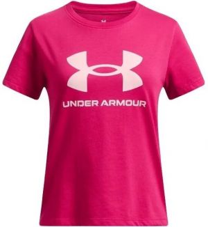 Under Armour BIG LOGO Dievčenské tričko, ružová, veľkosť S