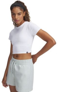 Under Armour RIVAL RIB BABY TEE Dámske tričko, biela, veľkosť