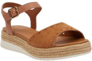 Geox D EOLIE Dámske sandále, hnedá, veľkosť