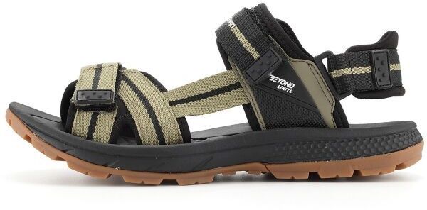 ALPINE PRO ALVE Pánske sandále, khaki, veľkosť