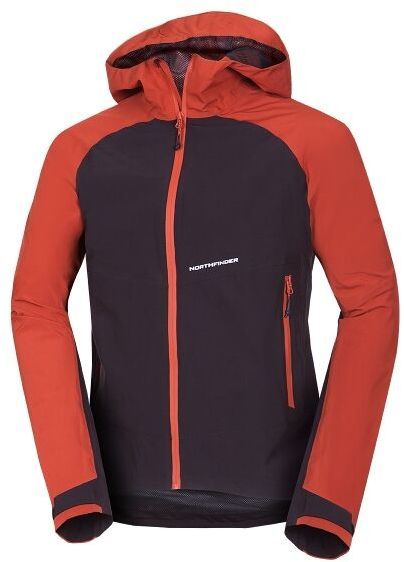 Northfinder IWAN Pánska outdoorová bunda, červená, veľkosť
