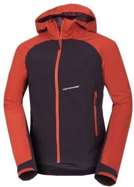 Northfinder IWAN Pánska outdoorová bunda, červená, veľkosť