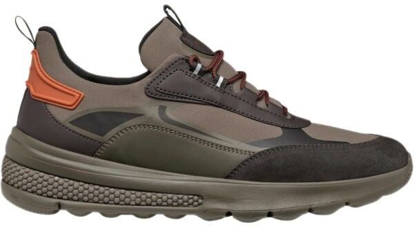Geox U SPHERICA ACTIF Pánska voľnočasová obuv, khaki, veľkosť