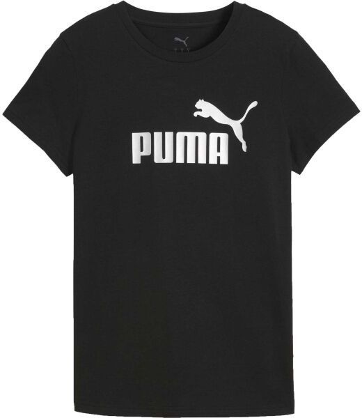 Puma ESSENTIALS METALLIC NO.1 LOGO TEE Dámske tričko, čierna, veľkosť