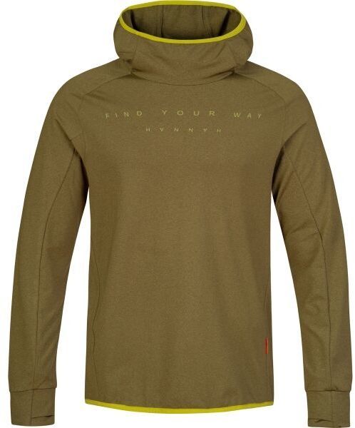 Hannah THONY HOODY Pánska mikina, khaki, veľkosť