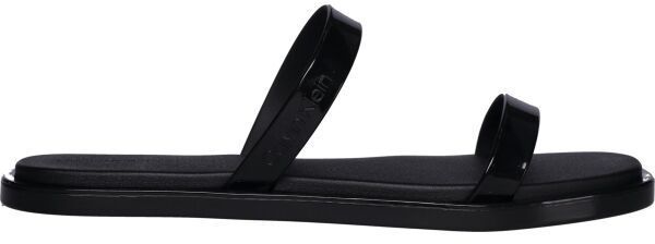 Calvin Klein DOUBLE BAR SLIDE Dámske sandále, čierna, veľkosť