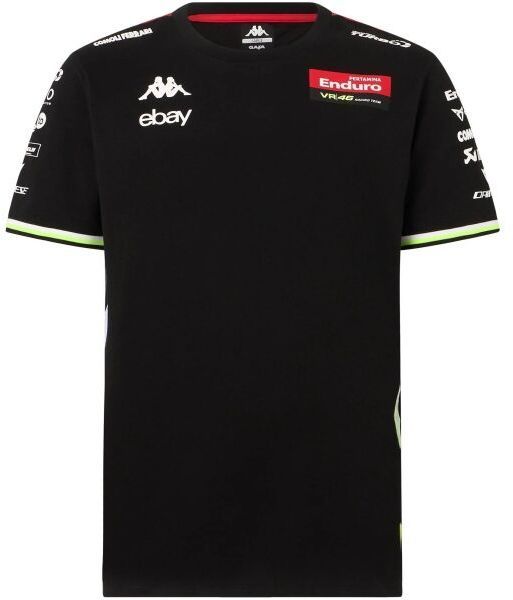 Kappa AMIRIM VR46 Pánske tričko, čierna, veľkosť