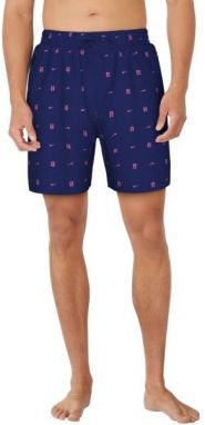 Nike GOTHIC LUX LETTER Pánske plavecké šortky, tmavo modrá, veľkosť