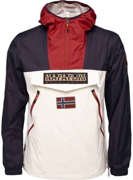 Napapijri RAINFOREST WB Pánska prechodná bunda, biela, veľkosť