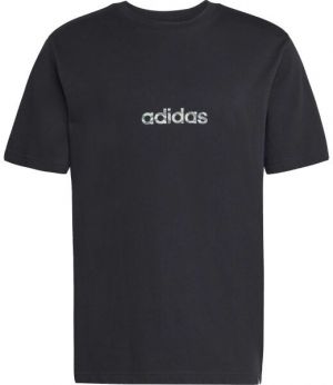 adidas CAMO LINEAR GRAPHIC TEE Pánske tričko, čierna, veľkosť