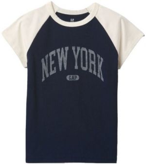 GAP BABY GRAPHIC Dievčenské tričko, tmavo modrá, veľkosť