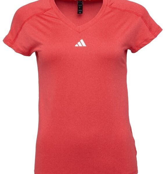 adidas AEROREADY TRAIN ESSENTIALS MINIMAL T-SHIRT Dámske športové tričko, červená, veľkosť