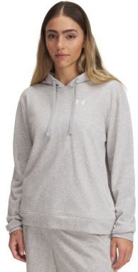 Under Armour RIVAL TERRY HOODIE Dámska mikina, sivá, veľkosť