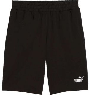 Puma ESSENTIALS NO1 LOGO JERSEY SHORTS 10 B Chlapčenské šortky, čierna, veľkosť