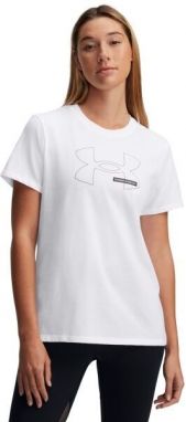 Under Armour RIVAL OUTLINE Dámske tričko, biela, veľkosť