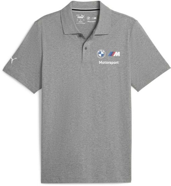 Puma BMW M MOTORSPORT ESS Pánske polo tričko, sivá, veľkosť