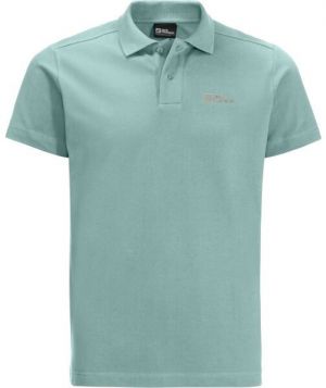 Jack Wolfskin ESSENTIAL POLO M Pánske tričko, zelená, veľkosť