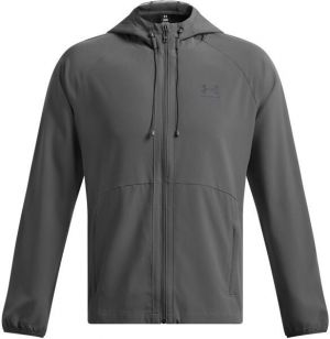 Under Armour STRETCH WOVEN WINDBREAKER Pánska bunda, tmavo sivá, veľkosť M