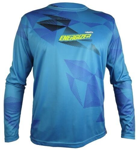 HAVEN ENERGIZER CRAZY LONG Pánsky voľný cyklistický dres, modrá, veľkosť XXXL