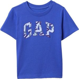 GAP V-FRCH LOGO Chlapčenské tričko, modrá, veľkosť 4Y