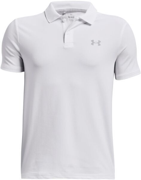 Under Armour PERFORMANCE POLO Chlapčenské polo tričko, biela, veľkosť XS