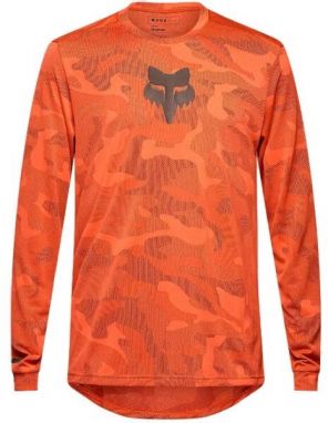 Fox RANGER TRU DRI LS Pánsky cyklistický dres, oranžová, veľkosť