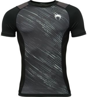Venum RAPID SHORT SLEEVE RASHGUARD Kompresné tričko, čierna, veľkosť