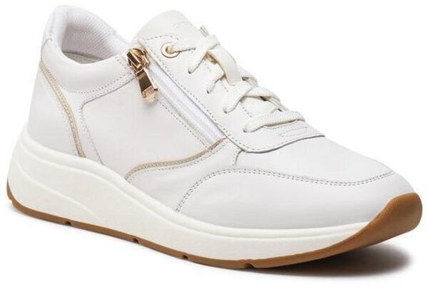 Geox CRISTAEL Dámska voľnočasová obuv, biela, veľkosť