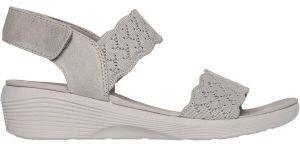Skechers ARYA Dámske sandále, sivá, veľkosť