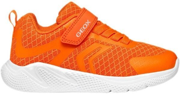 Geox J SPRINTYE Chlapčenské voľnočasové topánky, oranžová, veľkosť