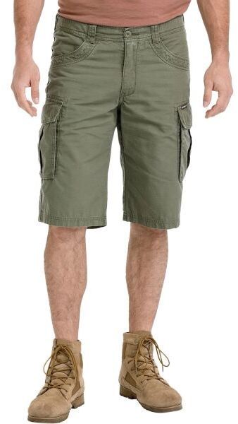 BUSHMAN ERWEE Pánske krátke nohavice, khaki, veľkosť